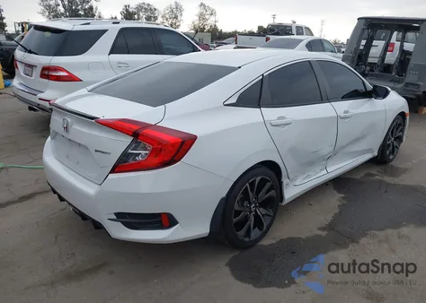 2021 Honda Civic Sport из США, поврежденный, VIN 2HGFC2F80MH511446